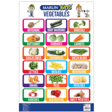 WALL CHART - VEGETABLES - MARLIN
